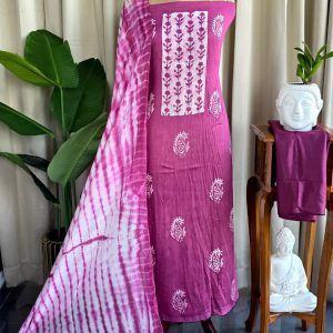 Gadwal batik salwar suit material-VS145