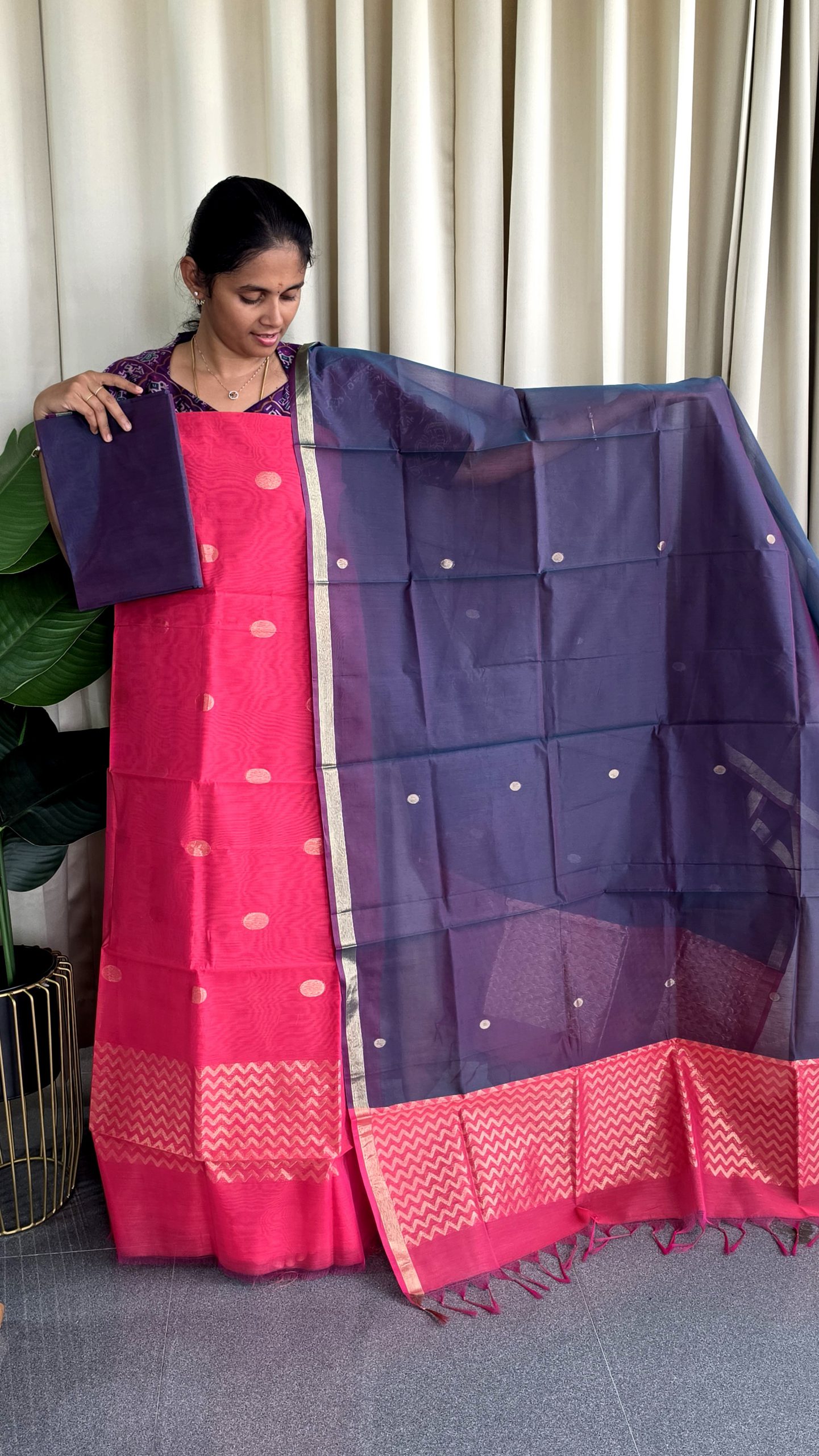 Premium silk cotton 3 pcs set-KM25