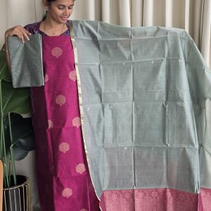 Premium silk cotton 3 pcs set-KM43