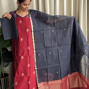 Premium silk cotton 3 pcs set-KM44
