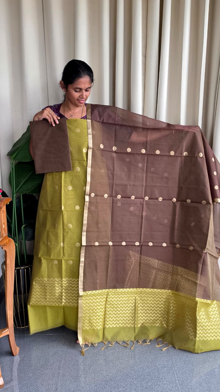 Premium silk cotton 3 pcs set-KM48