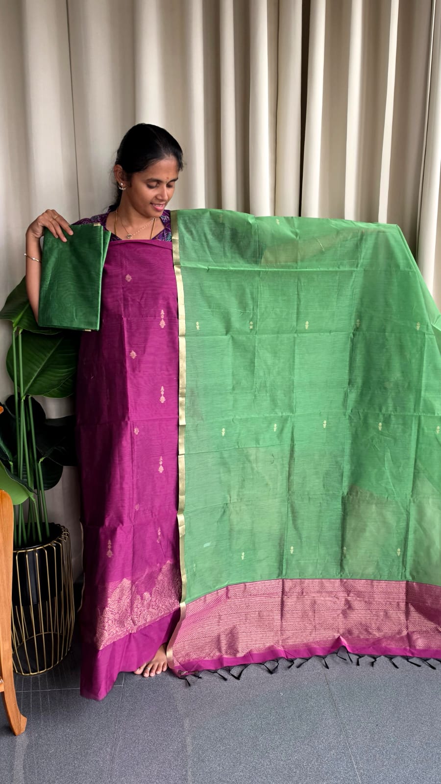 Premium silk cotton 3 pcs set-KM58
