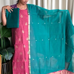 Premium silk cotton 3 pcs set-KM64