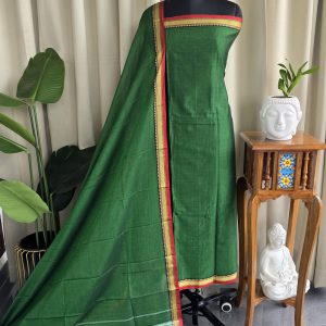 Narayanpet Mercerized cotton salwar(Parrot green)-GT28