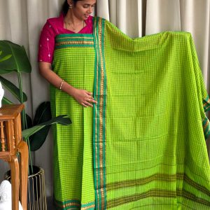 Narayanpet Mercerized checks cotton salwar-GT38