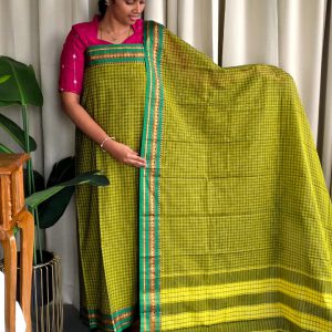 Narayanpet Mercerized checks cotton salwar-GT40