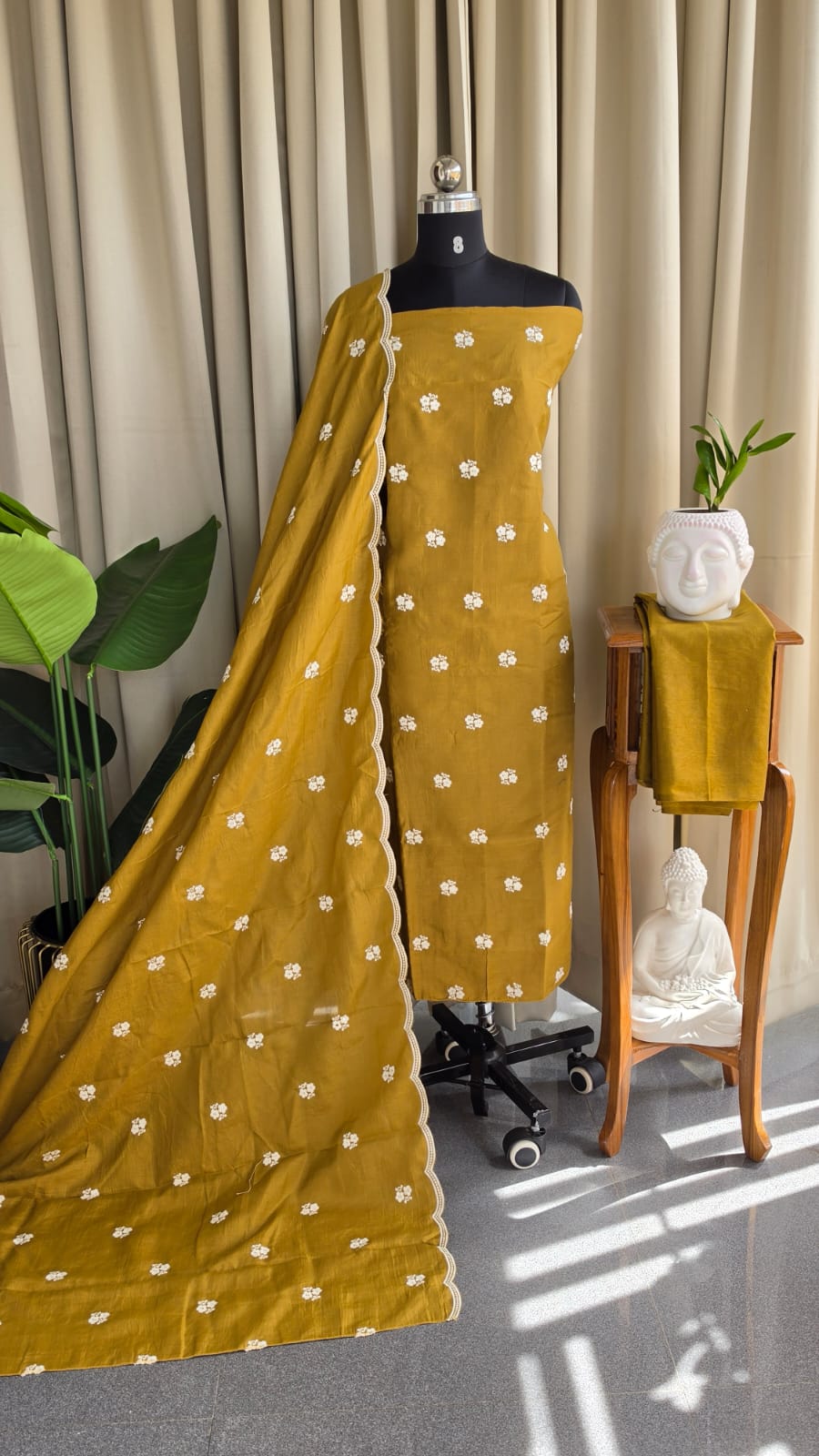 Mul chanderi embroidered salwar-GT45