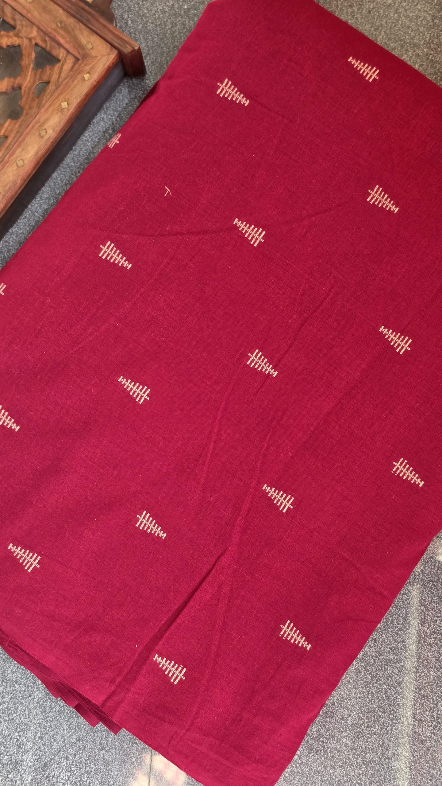 Pre washed pure south cotton Running material(1m)-BG8