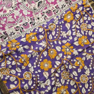 Chennuri Silk Kalamkari dupatta-BQ6