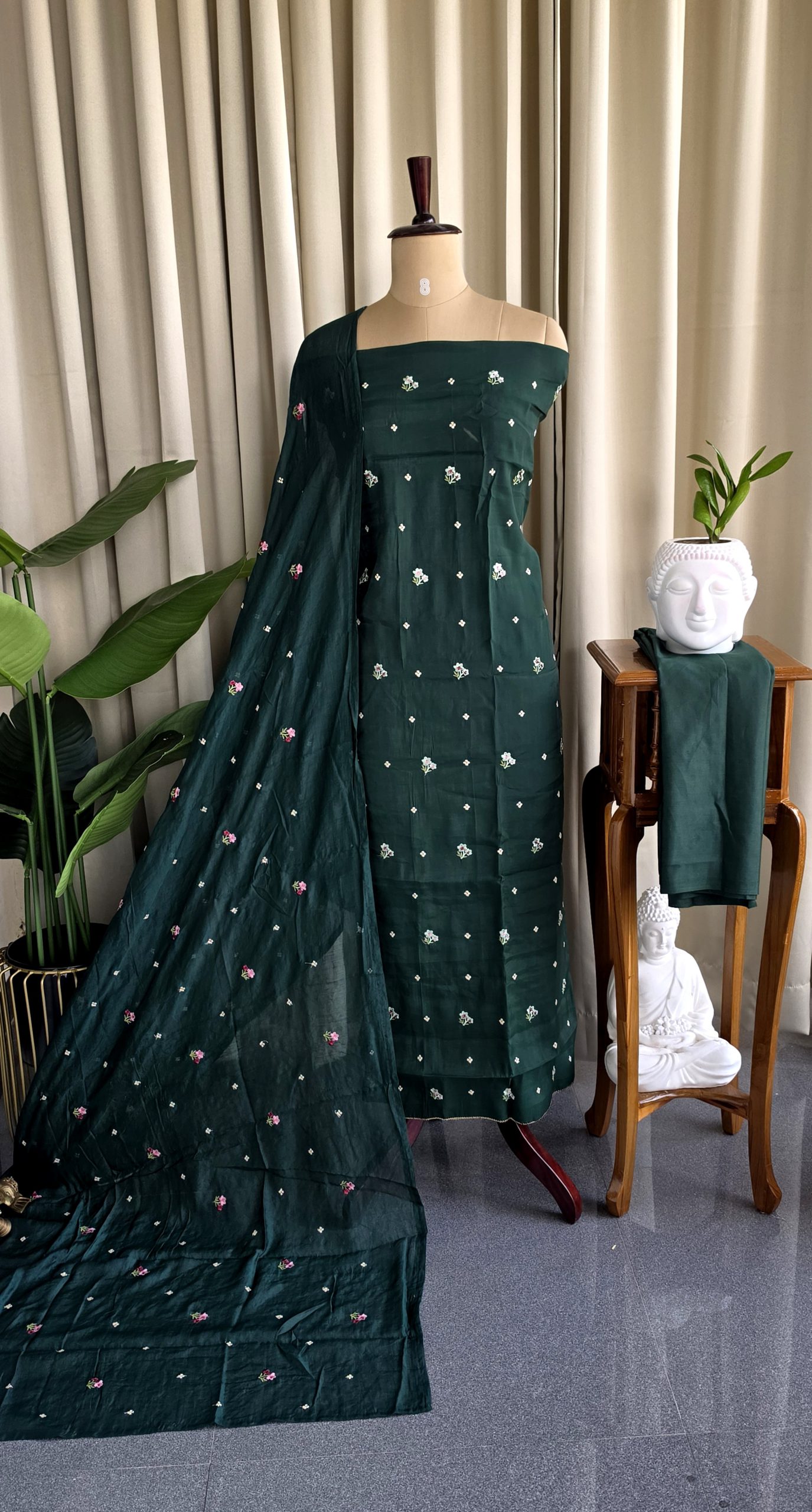 Mul chanderi embroidery salwar-CH2