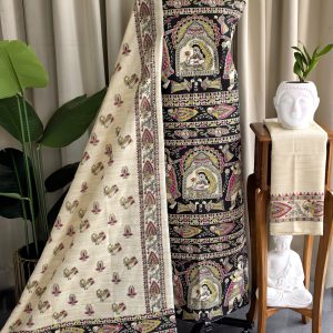Bhagalpuri Madhubani silk salwar-ER2