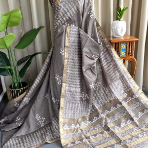 Bhagalpuri silk saree-RO2
