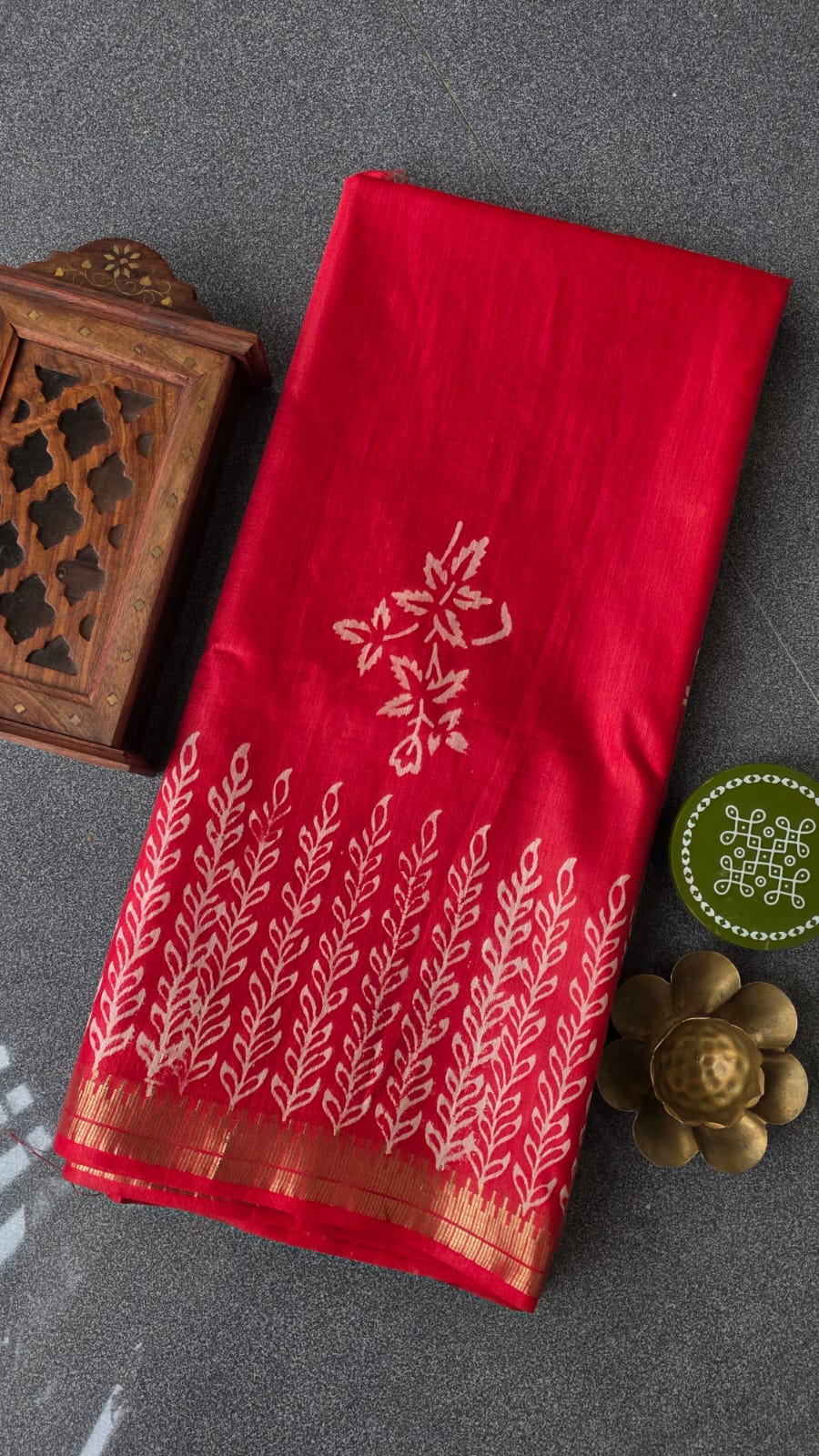 Bhagalpuri silk saree-RO5 - Image 2