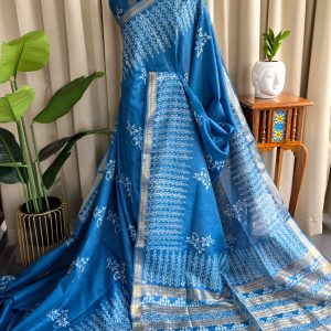 Bhagalpuri silk saree-RO6