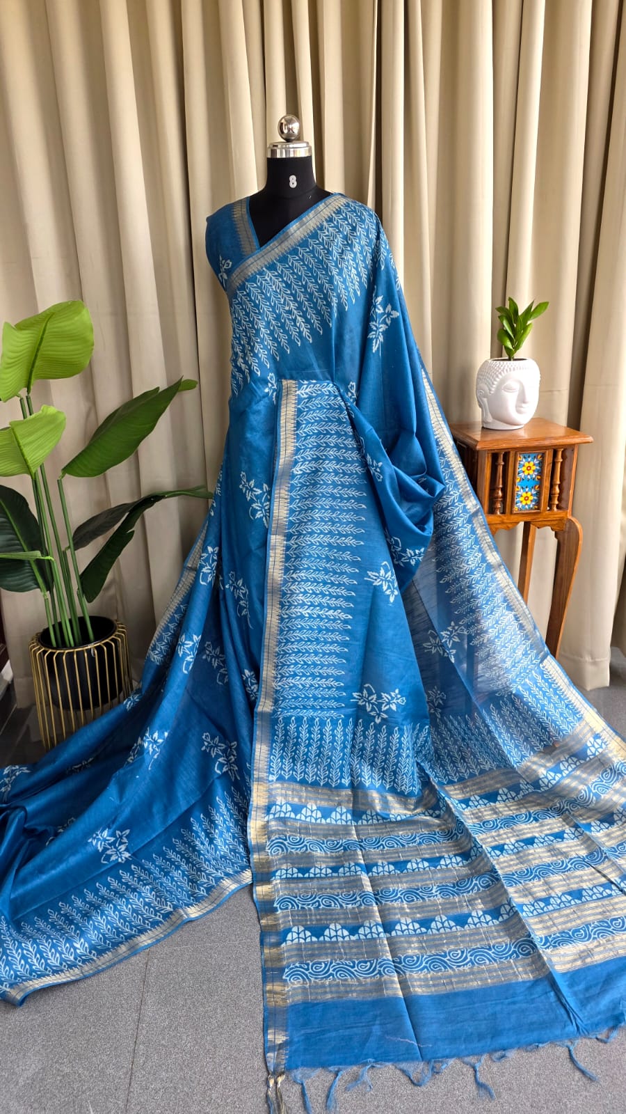 Bhagalpuri silk saree-RO6