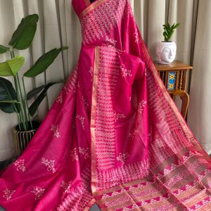 Bhagalpuri silk saree-RO8