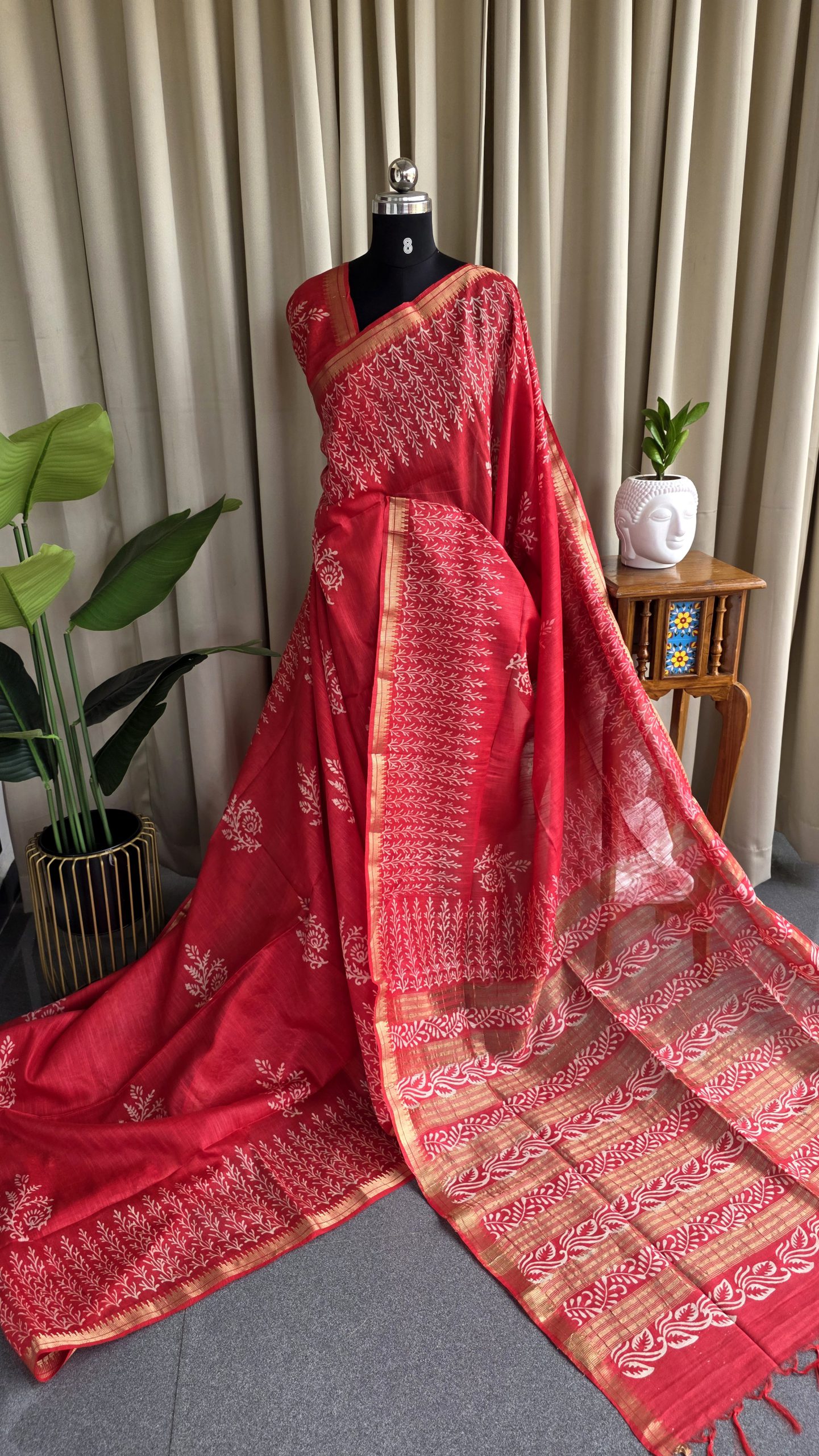Bhagalpuri silk saree-RO9