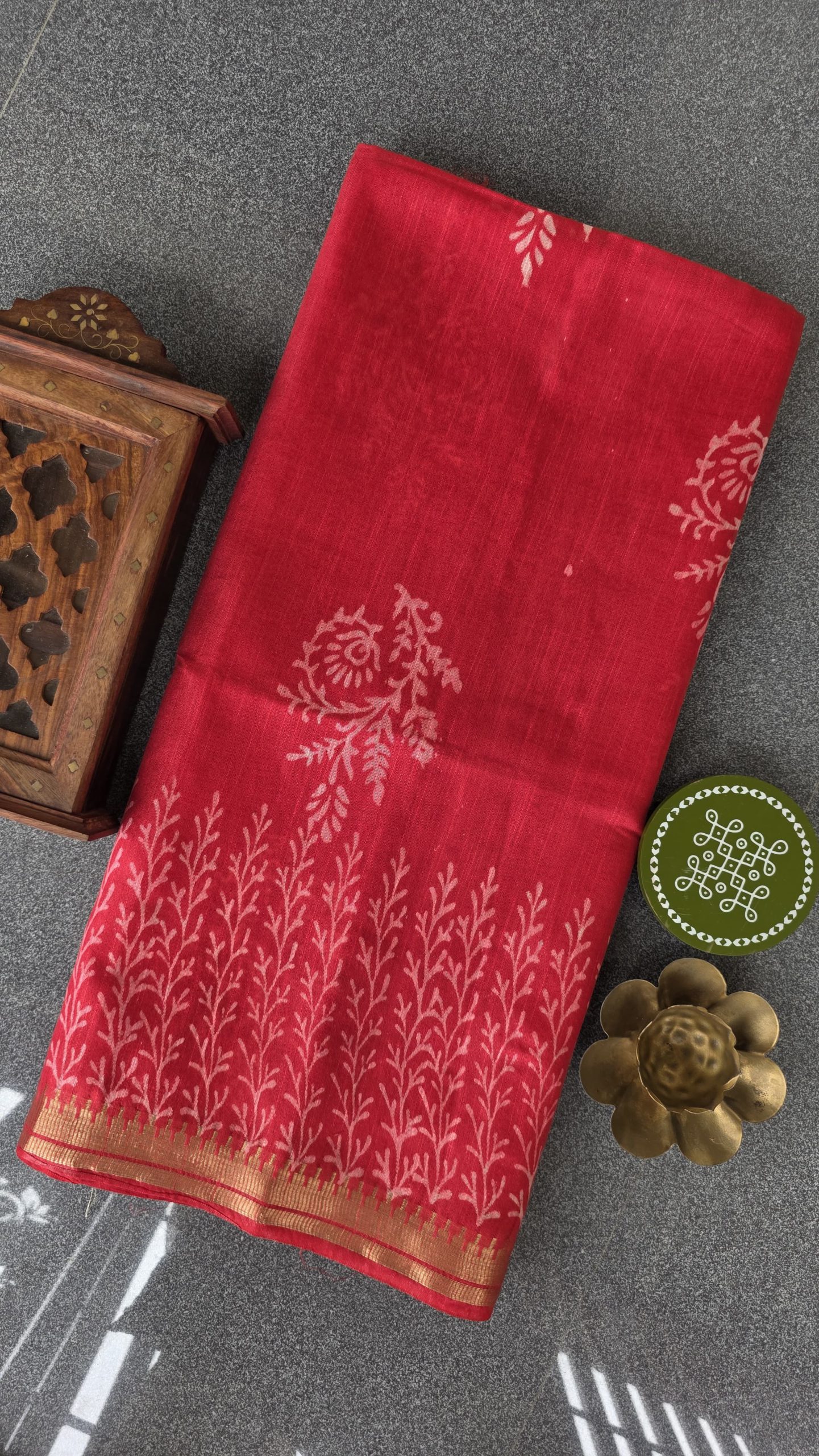 Bhagalpuri silk saree-RO9 - Image 2