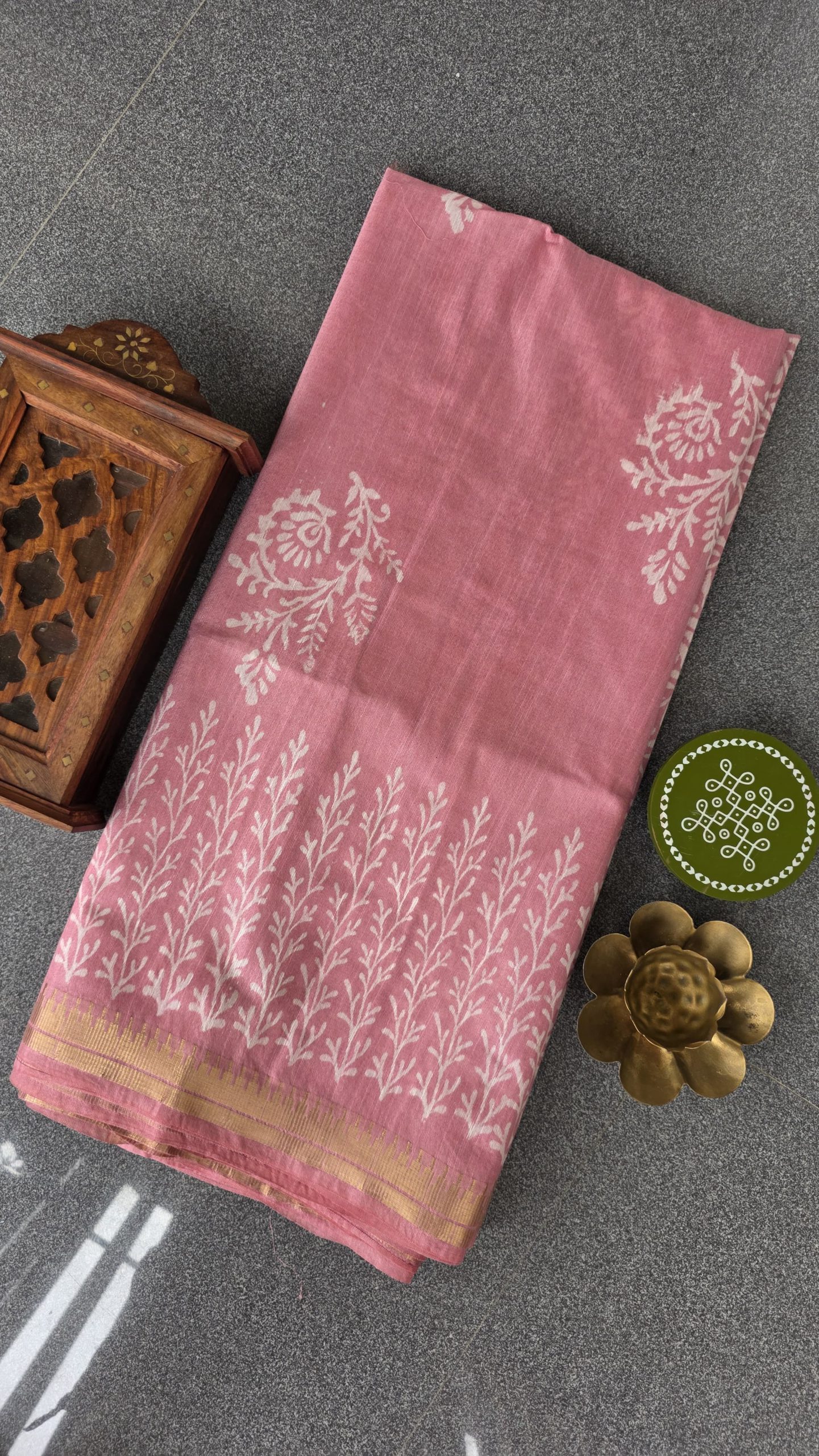 Bhagalpuri silk saree-RO11 - Image 2