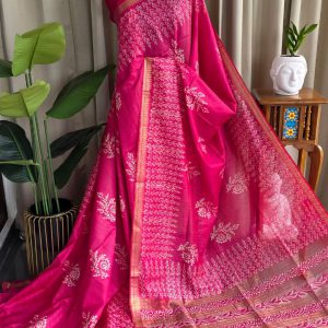 Bhagalpuri silk saree-RO15