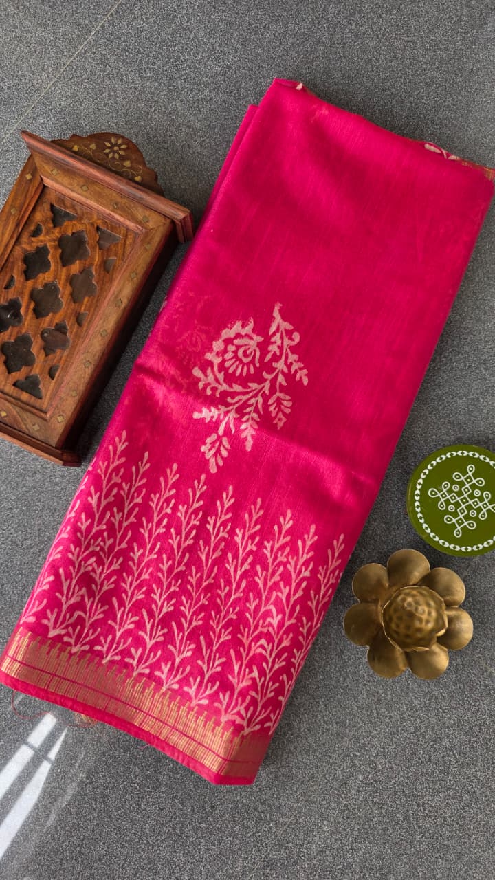 Bhagalpuri silk saree-RO15 - Image 2