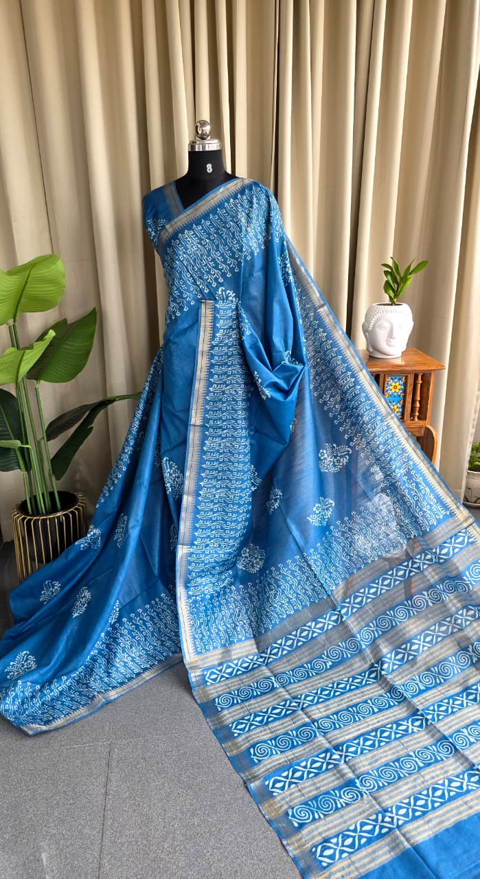 Bhagalpuri silk saree-RO18