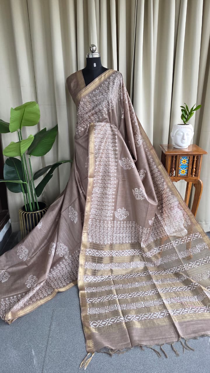 Bhagalpuri silk saree-RO20