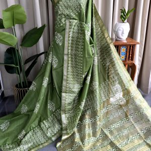 Bhagalpuri silk saree-RO21