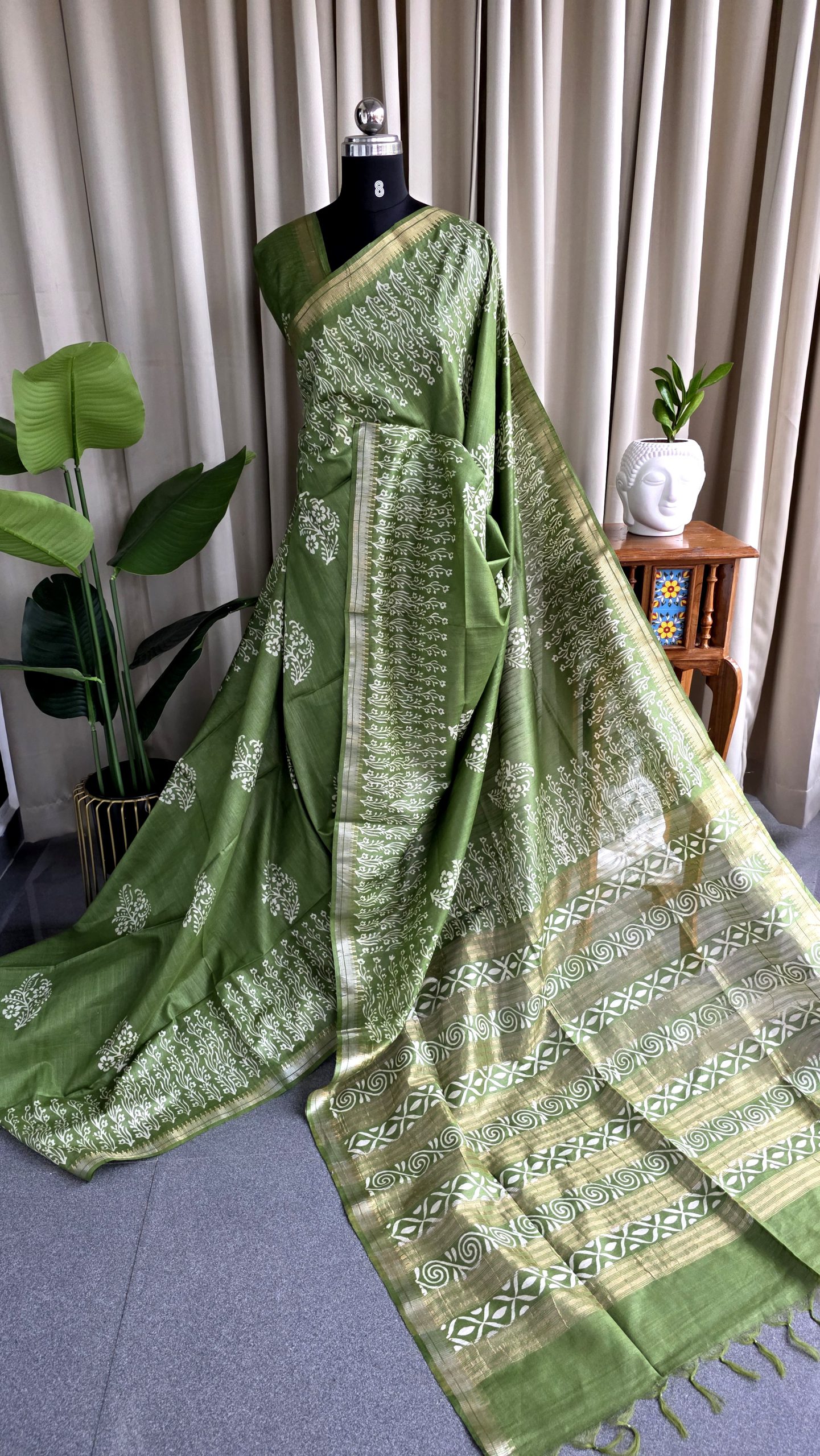Bhagalpuri silk saree-RO21