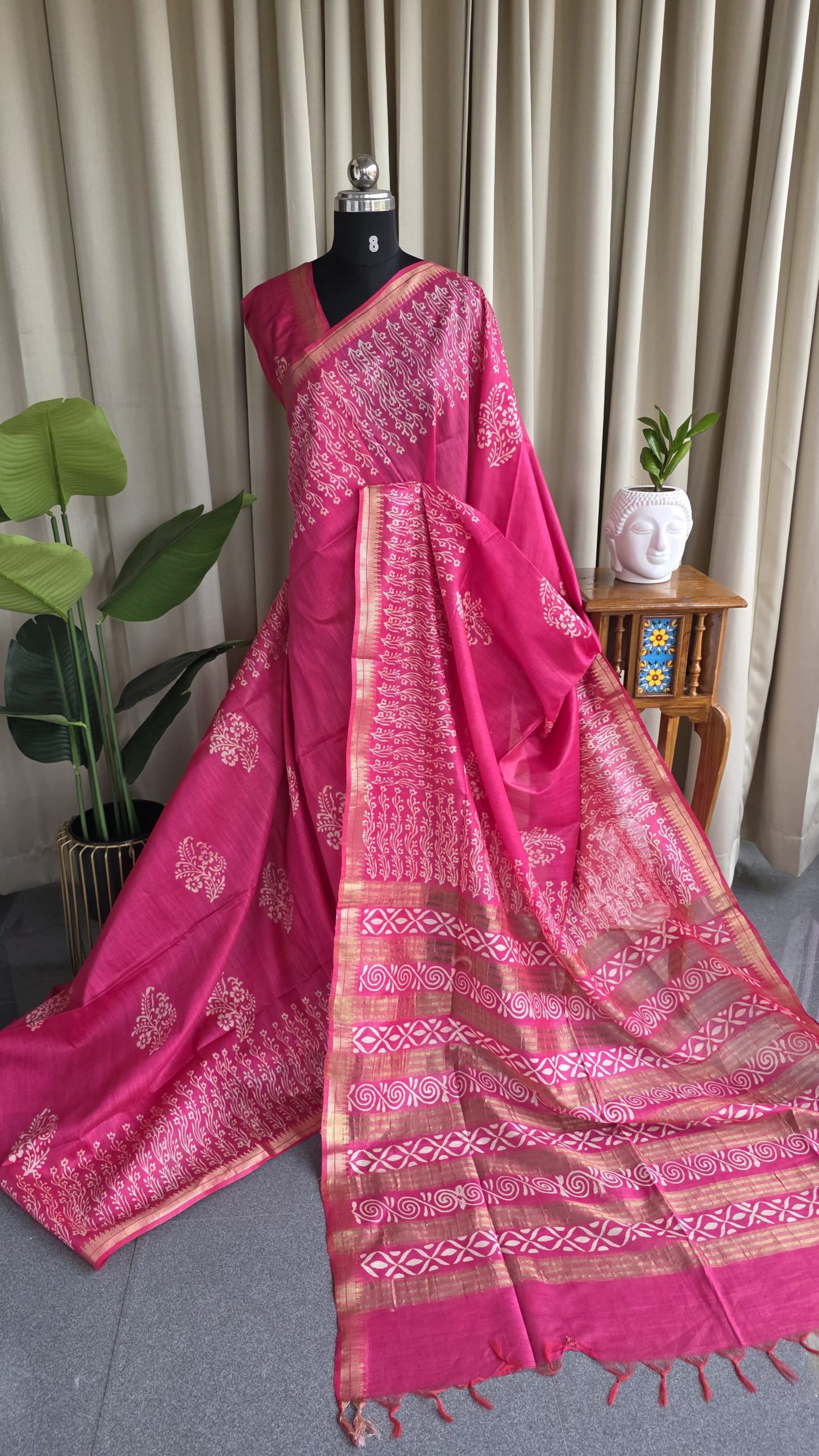 Bhagalpuri silk saree-RO22
