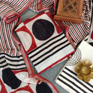 Handblock jaipur linen salwar-BE2