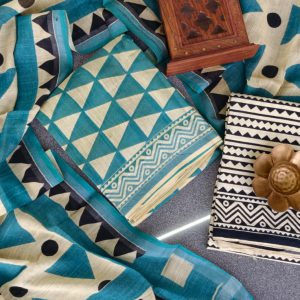 Handblock jaipur linen salwar-BE14