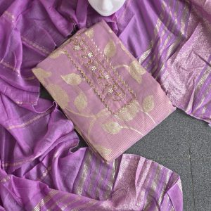 Semi banarasi silk salwar material-VK2
