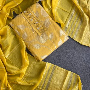 Semi banarasi silk salwar-VK4