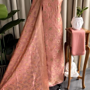 Semi banarasi silk salwar with lining-VK22