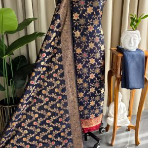 Semi banarasi silk salwar with lining-VK21