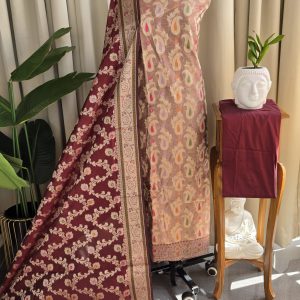 Semi banarasi silk salwar-VK31