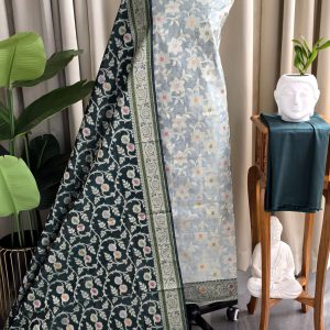 Semi banarasi silk salwar material-VK23